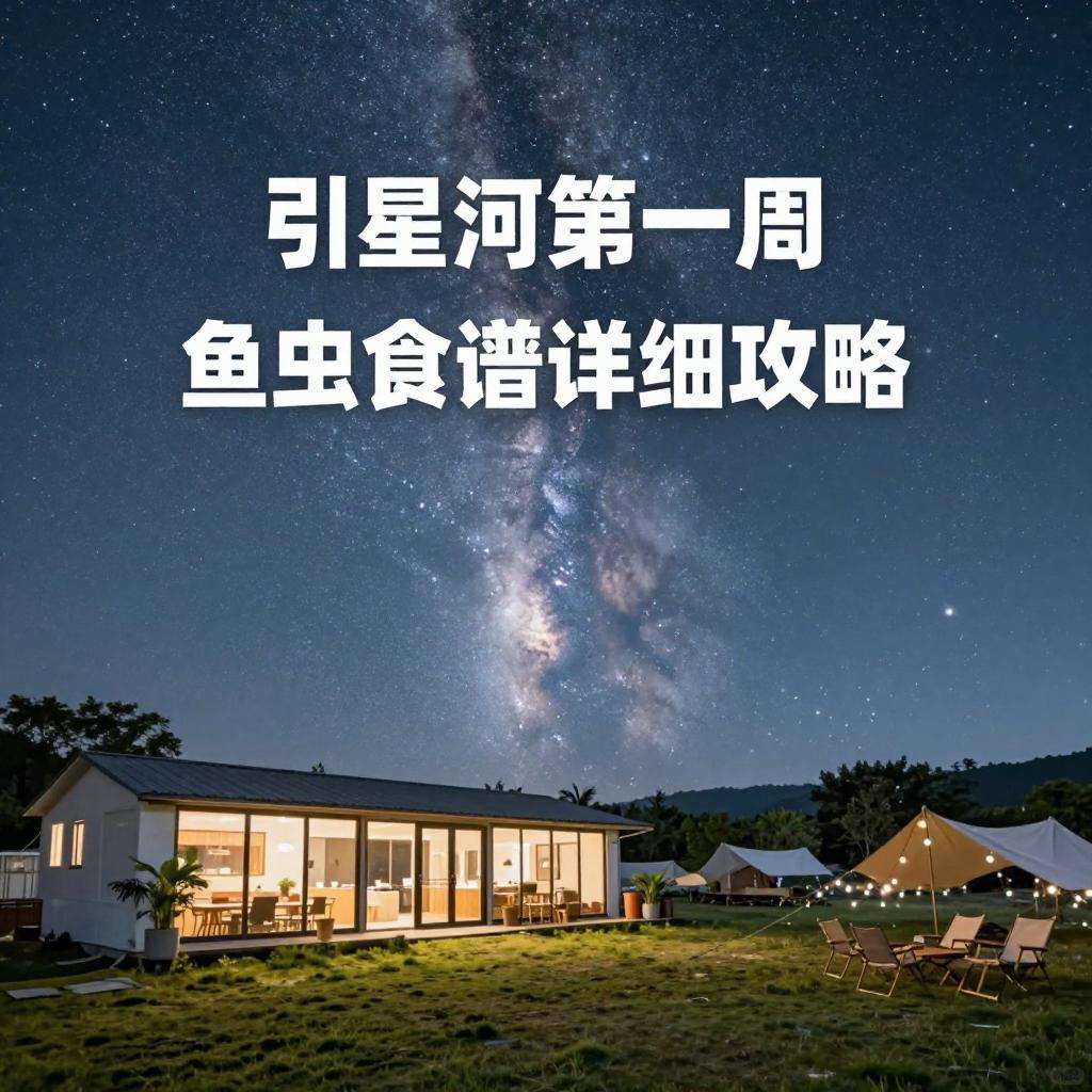 心动小镇引星河第一周 限定鱼虫食谱 详细攻略